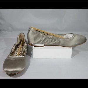 🆕🥿Sam Edelman Women’s Size 8 Flats Silver Heel